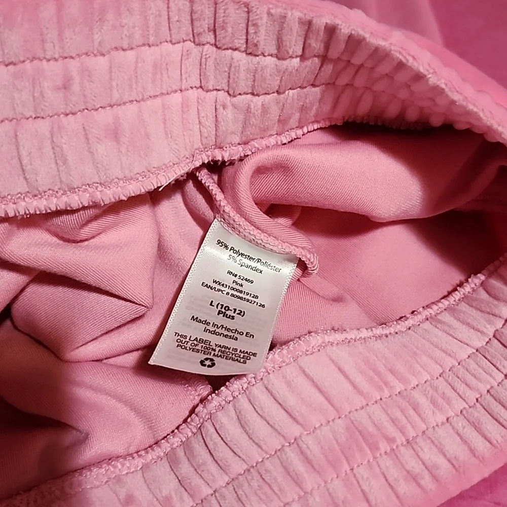 WONDER NATION GIRLS VELOUR  PANTS  SIZE LARGE PLUS   ( 10 -- 12 ) - Picture 6 of 9